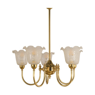 Lighting Inspirations Luke 5 Light Pendant With 5008 Shades Arms Up