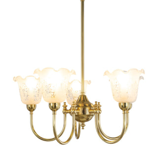 Lighting Inspirations Luke 5 Light Pendant With 5008 Shades Arms Up