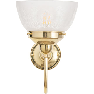 Lighting Inspirations Luke Wall Bracket With Keon Shade