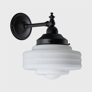 Lighting Insprirations Bentleigh Wall Bracket Patina With Detroit Small Gloss Shade