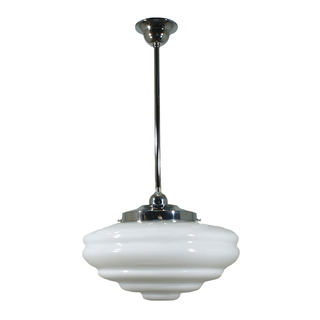 Lighting Inspirations Chateau Opal Gloss on Rod Set 1/2" 1/2m Chrome