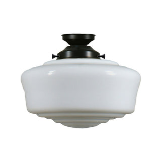 Lighting Inspirations Moulins Opal Gloss Batten Fix Patina