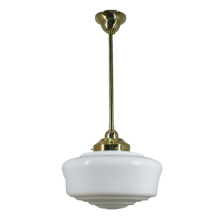 Lighting Inspirations Moulins Opal Gloss on Rod Set 1/2'' x 1/2m Polished Brass