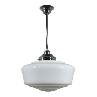 Lighting Inspirations Moulins Opal Gloss on Rod Set 1/2'' x 1/2m Chrome