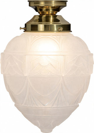 Lighting Inspirations Asheville Frost Batten Fix Polished Brass