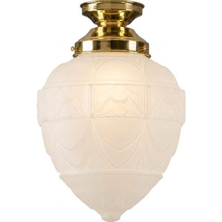 Lighting Inspirations Asheville Frost Batten Fix Polished Brass