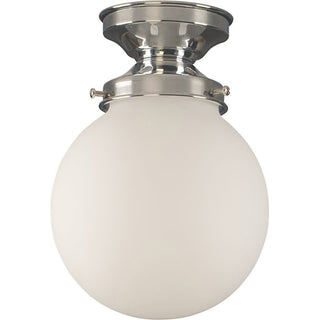 Lighting Insprirations Sphere 6" Opal Matte Batten Fix Chrome