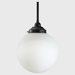 Lighting Inspirations Sphere 10" Opal Matte On Rod Set 1/2" 1/2m Patina