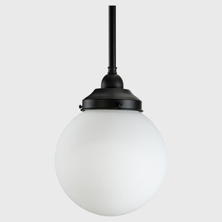Lighting Inspirations Sphere 8" Opal Matte On Rod Set 1/2" 1/2m Patina