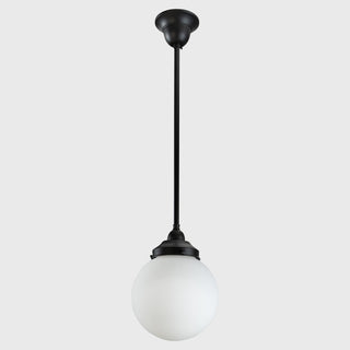 Lighting Inspirations Sphere 8" Opal Matte On Rod Set 1/2" 1/2m Patina