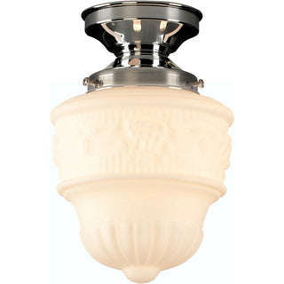 Lighting Insprirations Senator 6" Opal Matte Batten Fix Chrome
