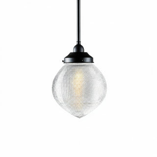 Lighting Inspirations Teardrop Hallophane 8" With 1/2" x 1/2m Rod Set Patina