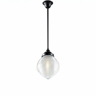 Lighting Inspirations Teardrop Hallophane 8" With 1/2" x 1/2m Rod Set Patina