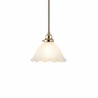 Lighting Inspirations 8044 Hallophane 9" Frost On Rod Set 1/2" x 1/2m Polished Brass