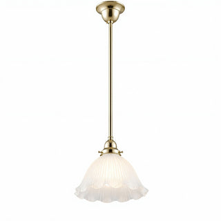 Lighting Inspirations 8044 Hallophane 9" Frost On Rod Set 1/2" x 1/2m Polished Brass