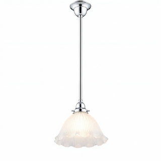 Lighting Insprirations 8044 Hallophane 9" Frost On Rod Set 1/2" x 1/2m Chrome