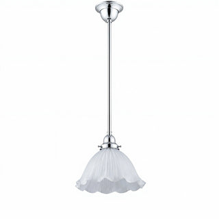 Lighting Insprirations 8044 Hallophane 9" Frost On Rod Set 1/2" x 1/2m Chrome