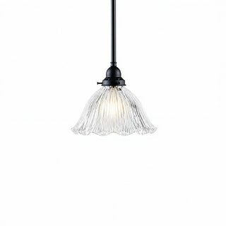 Lighting Inspirations 8044 Hallophane 9" Clear On Rod Set 1/2" x 1/2m Patina