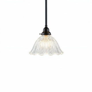 Lighting Inspirations 8044 Hallophane 9" Clear On Rod Set 1/2" x 1/2m Patina