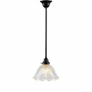 Lighting Inspirations 8044 Hallophane 9" Clear On Rod Set 1/2" x 1/2m Patina