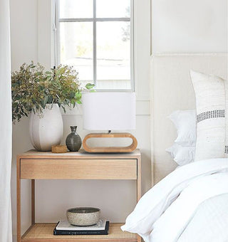 CLA LOTUS Cloth Shade Table Lamps