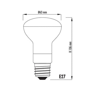 SAL R SERIES LR63/D 7W LED Globe