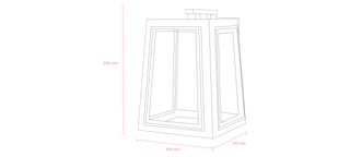 Martec London E27 Brass Wall Bracket Exterior