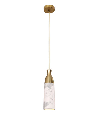 CLA Marmol Interior Marble Cylinder Pendant Lights