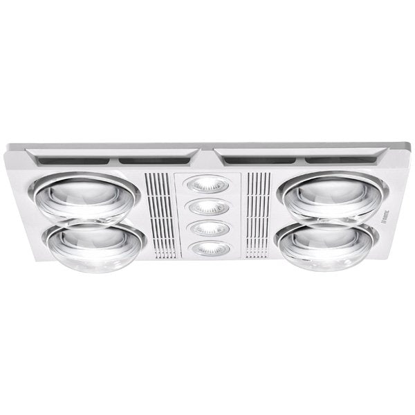 Martec Profile Plus DC 3-in-1 Bathroom Heater with Heat Lamps