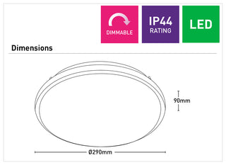 Mercator Tracy Ceiling Light