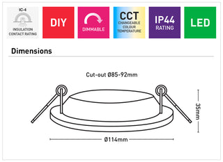 Mercator Esta LED Downlights