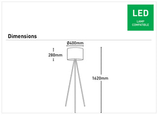 Mercator Alexia Floor Lamp