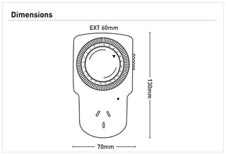 Mercator 24 hour analog timer
