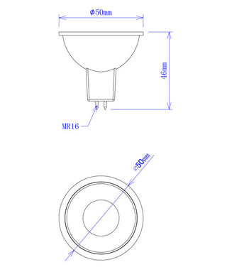 CLA MR16 LED Coloured Globes 5W