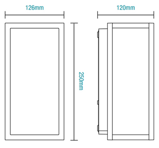 Martec Mirage 12W LED Exterior Light Tricolour