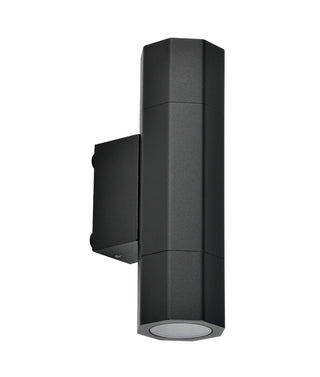 CLA Octo GU10 Exterior Octagonal Up/Down Pillar Lights IP65