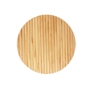 Oriel DOT.25 Scalloped Wood Tri-Colour LED Wall Light