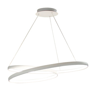Oriel Lighting Infinity CTS White Modern TriColour LED Spiral Pendant