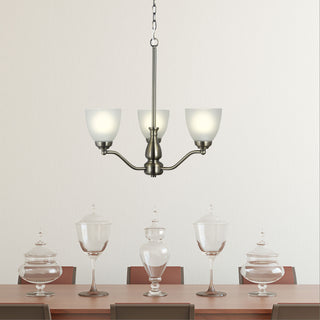 Oriel ROCHESTER 3LT Traditional Glass Pendant