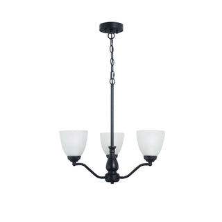 Oriel ROCHESTER 3LT Traditional Glass Pendant