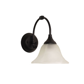 Oriel Woodgate Wall Light Black