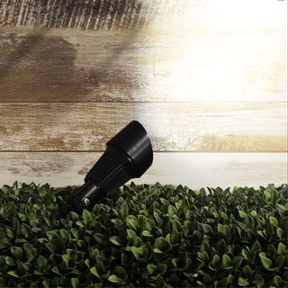 Oriel Lighting THAX SPIKE Black 12v MR16 DIY Hooded Garden Spike