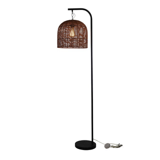 Oriel Lighting Jess Black with Poppa Shade