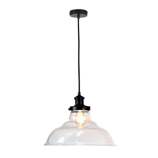 Oriel Lighting Toledo Classic Clear Glass Pendant