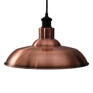 Oriel Lighting Slater Copper Industrial Vintage Pendant