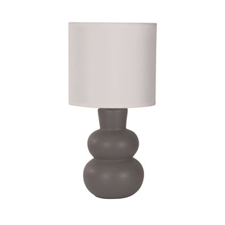 Oriel Holla Grey Ceramic Table Lamp