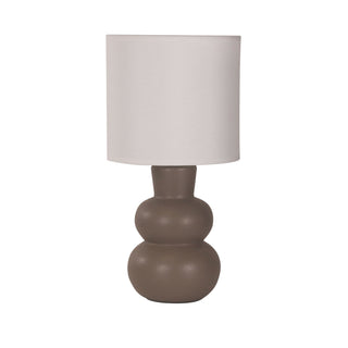Oriel Holla Taupe Ceramic Table Lamp
