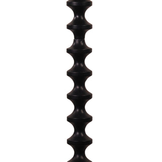 Oriel Spindle Black Floor Lamp with Shade