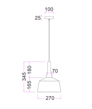 CLA Oxido Interior Rustic Brown with Travertine Highlight Angled Dome Pendant Lights
