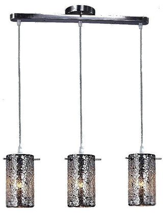 Toongabbie P03P108-3 3LT Mosaic Smoke Pendant